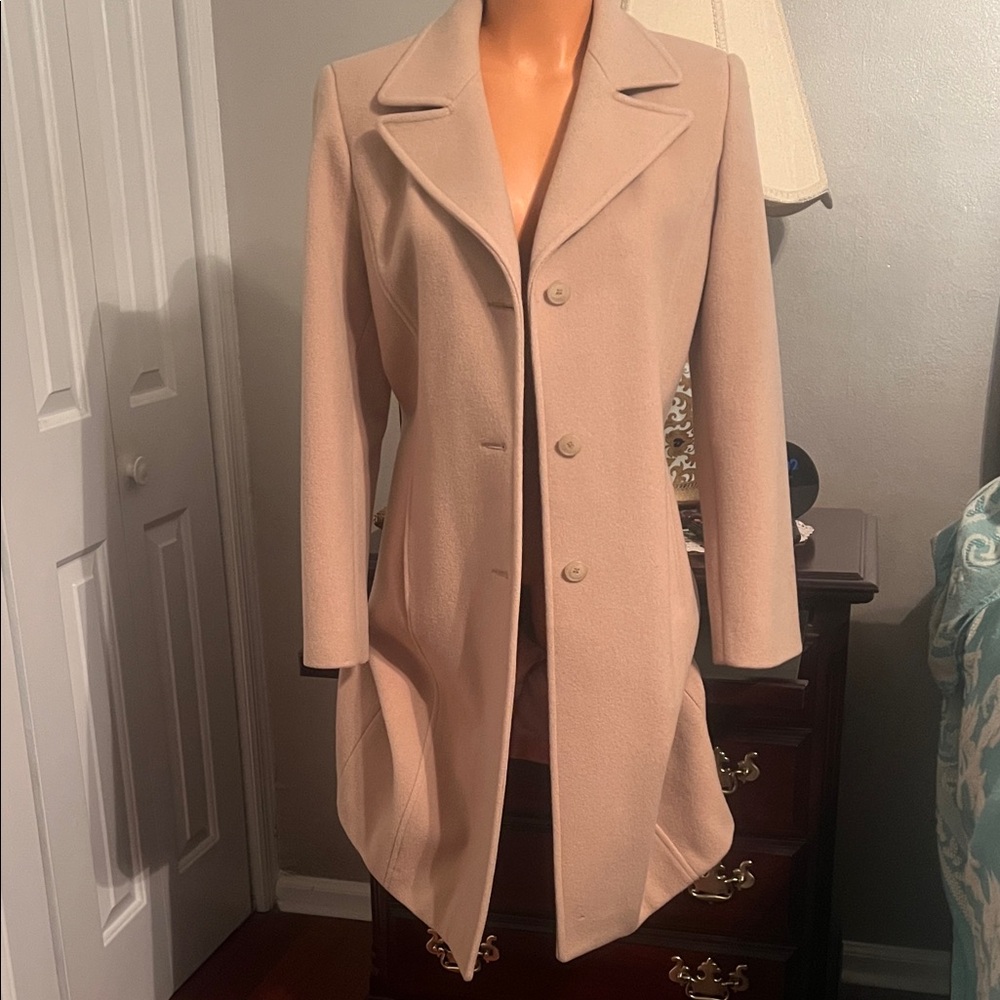 Marvin Richards Tan Women's long Coat / size 6